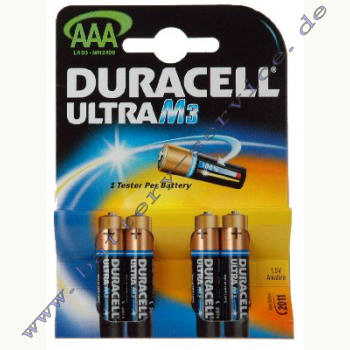 Duracel MN2400 Ultra M3 4er