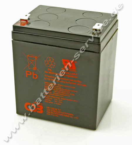 HR1221WF2 - CSB Battery - HR Serie - 12V 21W/Zelle