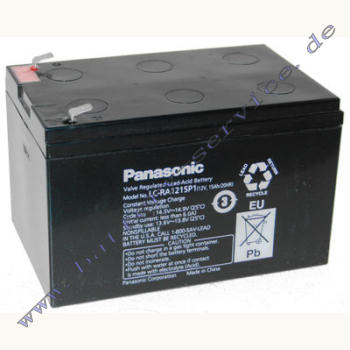 Panasonic LC-RA1215P1 Bleiakku AGM 12V 15Ah