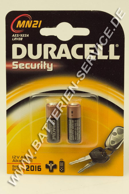 Duracell MN21 Security - LRV08 - 12V - Alkaline Batterie - 2er Blister