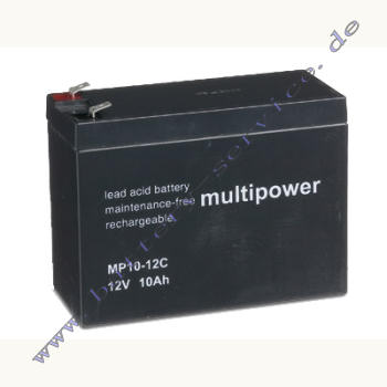 Multipower MP10-12C Bleiakku 12V 10,0Ah AGM