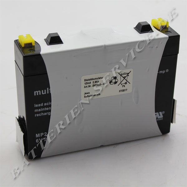 Multipower MP2.8-12 Ersatz LEOCH LP12-2.8 (12V2.8AH)
