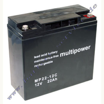 Multipower MP22-12C Bleiakku 12V 22,0Ah AGM