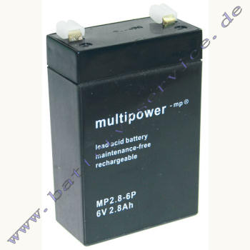 Multipower MP2.8-6 Bleiakku 6V 2,8Ah AGM